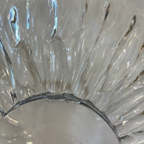 Kostaboda Warff Round Shallow Clear Glass Bowl—Numbered-77710–GORGEOUS!! - Picture 6 of 12